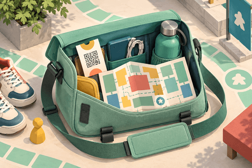 Grafik einer gepackten Tasche